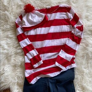 SOLD!!!! Halloween! Where’s Waldo Shirt & Hat 🤓